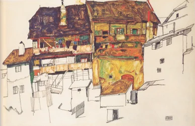 Vieilles maisons à Krumau